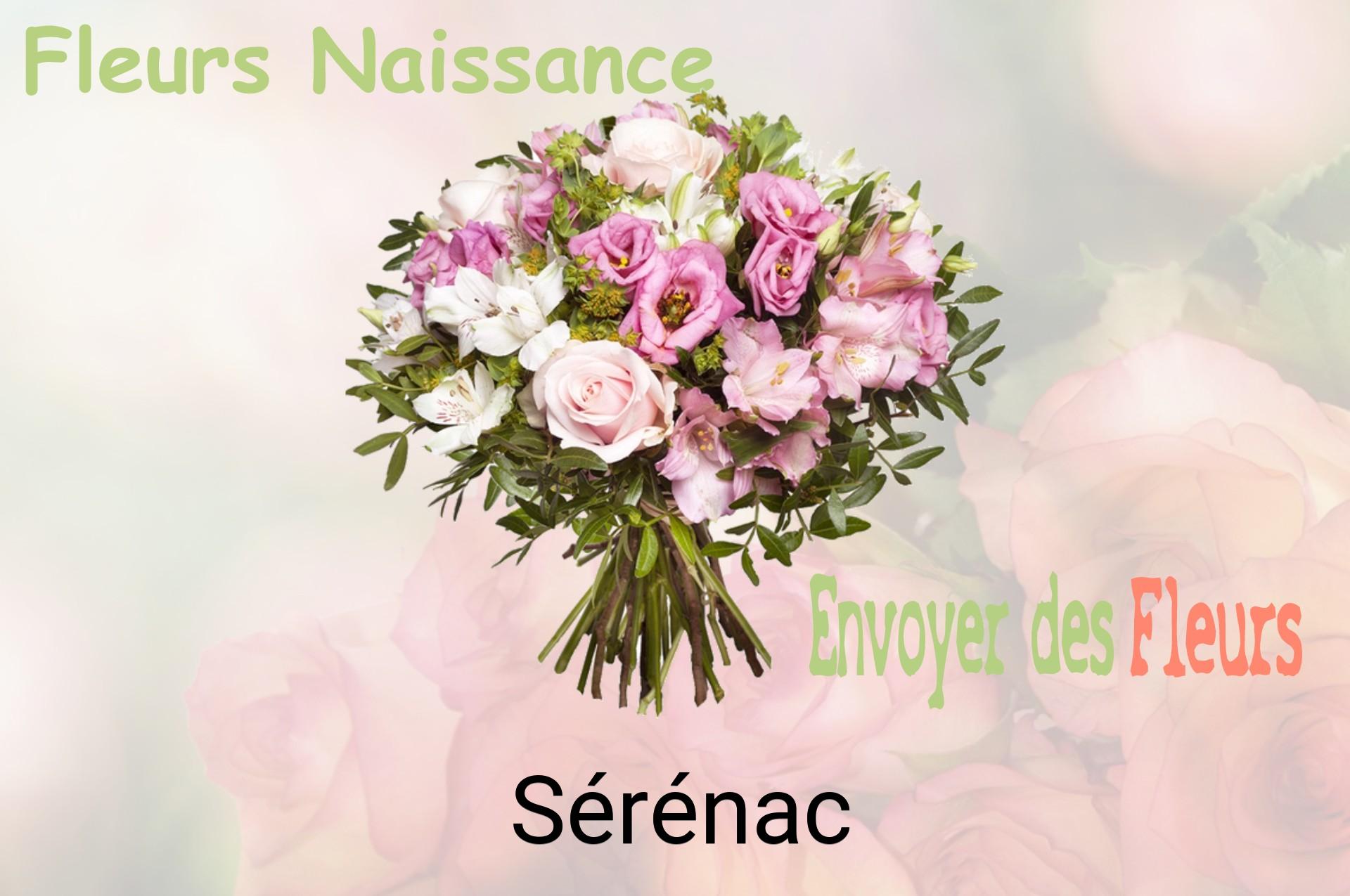 Bouquet de fleurs de naissance livré à Sérénac
